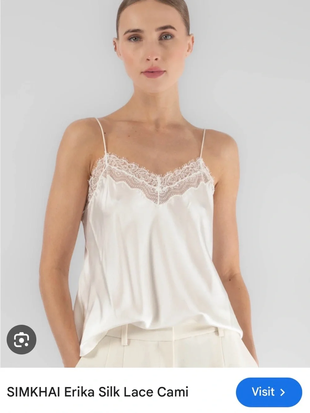 Jonathan Simkhai Erica Silk Cami - Picture 1 of 9